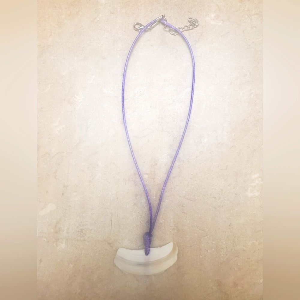 Shell rope necklace